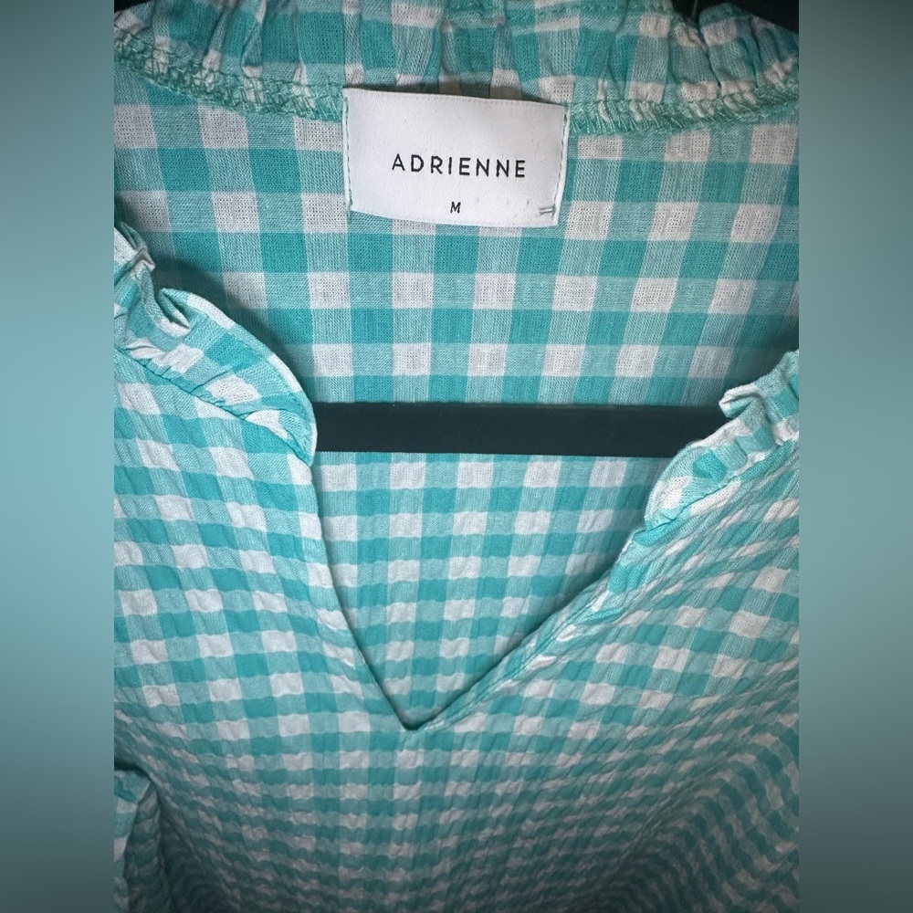 Adrienne Gingham Puff Sleeve Top - Picture 5 of 5